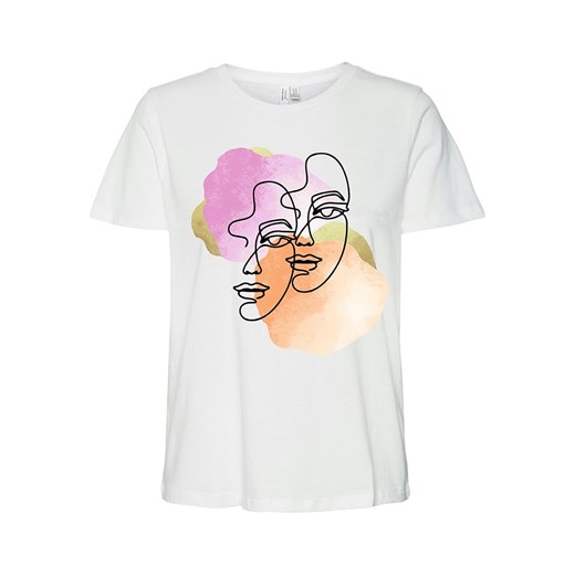 Vero Moda Koszulka w kolorze białym Vero Moda S okazja Limango Polska