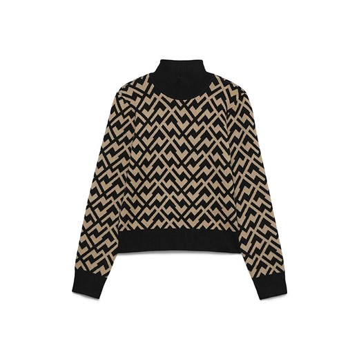 Vero Moda Sweter w kolorze beżowo-czarnym Vero Moda XS okazja Limango Polska
