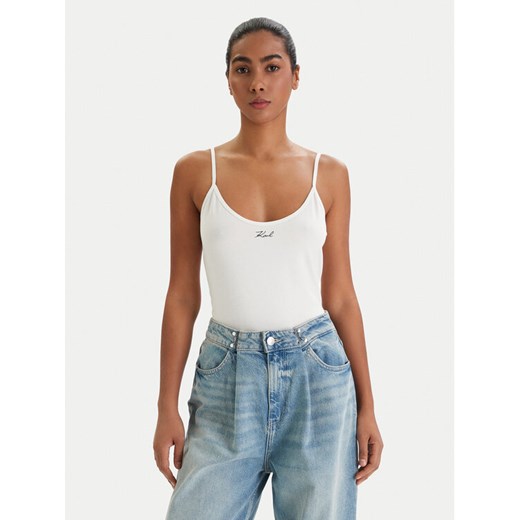 KARL LAGERFELD Komplet topów B1W47021 Czarny Slim Fit ze sklepu MODIVO w kategorii Bluzki damskie - zdjęcie 188405059