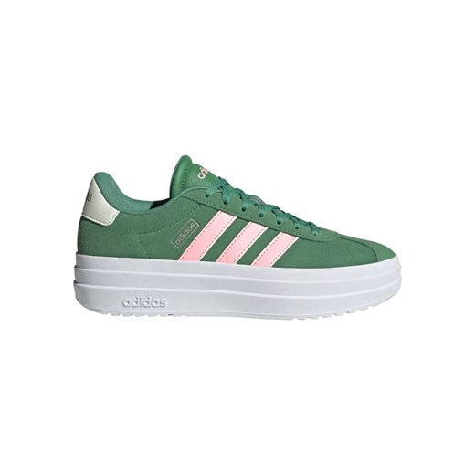 adidas Skórzane sneakersy "Court Bold" w kolorze zielono-jasnoróżowym 39 1/3 promocyjna cena Limango Polska