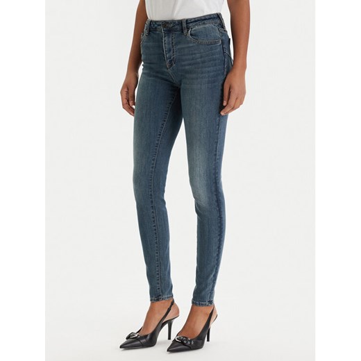 Armani Exchange Jeansy XW000129 AF10863 MB001 Niebieski Skinny Fit ze sklepu MODIVO w kategorii Jeansy damskie - zdjęcie 188410359