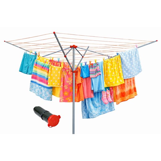 Ogrodowa czerwona suszarka na pranie F0-W61 ze sklepu Edinos.pl w kategorii Akcesoria łazienkowe - zdjęcie 188411418