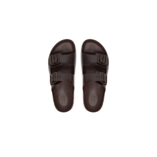 Klapki ECCO Cozmo 55280401667 Brązowy Ecco 40 eobuwie.pl