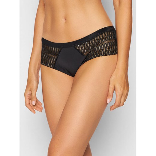 Triumph Figi klasyczne Aura Spotlight Maxi 10207997 Czarny ze sklepu MODIVO w kategorii Majtki damskie - zdjęcie 188412239