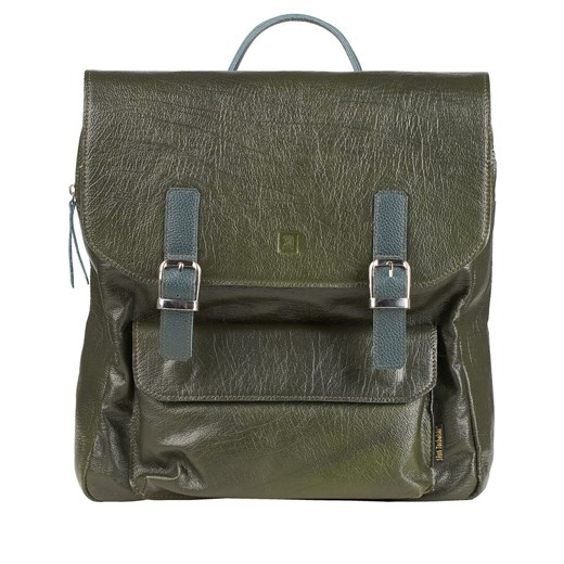 zielony plecak skórzany Teofila ze sklepu Słoń Torbalski w kategorii Plecaki - zdjęcie 188412969