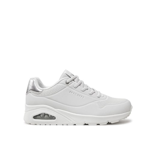 Skechers Sneakersy Uno Shimmer Away 155196/WSL Biały ze sklepu MODIVO w kategorii Buty sportowe damskie - zdjęcie 188418877