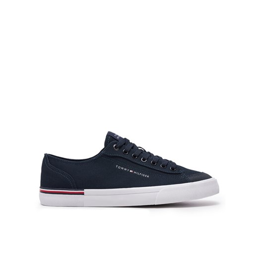 Tommy Hilfiger Tenisówki Corporate Vulc Canvas FM0FM04954 Granatowy ze sklepu MODIVO w kategorii Trampki męskie - zdjęcie 188418967