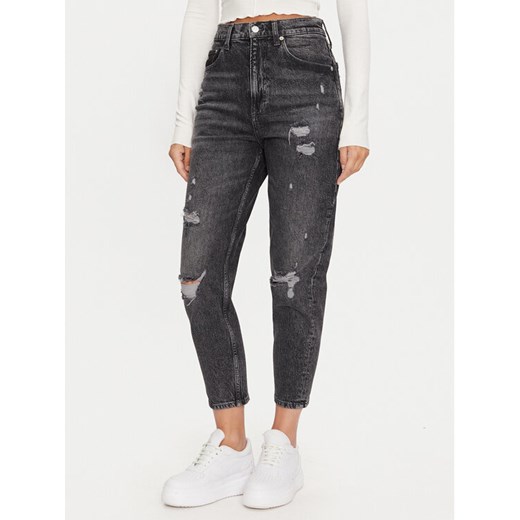 Tommy Jeans Jeansy DW0DW19620 Czarny Mom Fit ze sklepu MODIVO w kategorii Jeansy damskie - zdjęcie 188419248