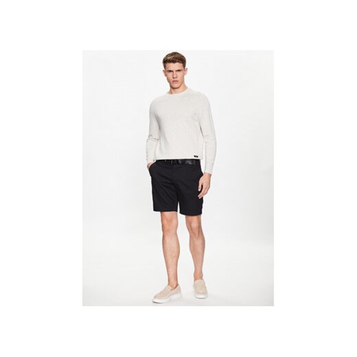 Calvin Klein Szorty materiałowe Modern Twill K10K111788 Czarny Slim Fit Calvin Klein 37 MODIVO