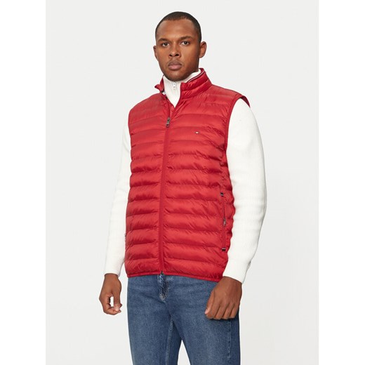 Tommy Hilfiger Kamizelka MW0MW18762 Czerwony Regular Fit ze sklepu MODIVO w kategorii Kamizelki męskie - zdjęcie 188435167