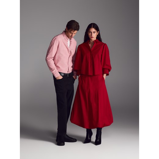 Reserved - Spódnica bombka - czerwony Reserved XL Reserved