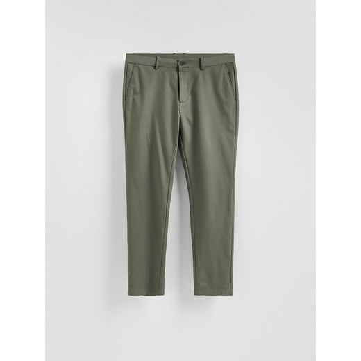 Reserved - Spodnie chino slim fit - jasny zielony ze sklepu Reserved w kategorii Spodnie męskie - zdjęcie 188436146