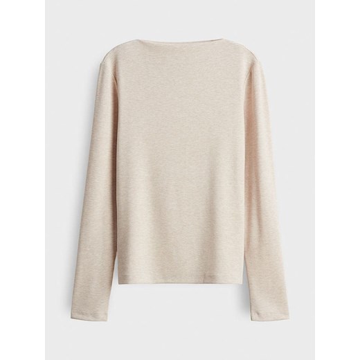 Someday Koszulka "Kelea" w kolorze beżowym Someday 42 wyprzedaż Limango Polska