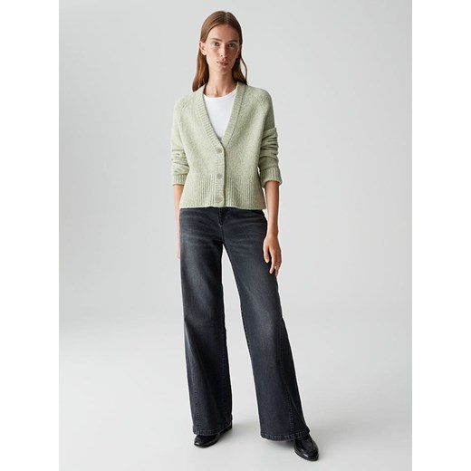 OPUS Kardigan "Dassi" w kolorze zielonym Opus 34 wyprzedaż Limango Polska
