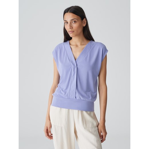 OPUS Koszulka w kolorze błękitnym Opus 40 wyprzedaż Limango Polska