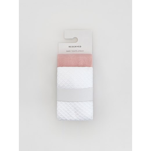 Reserved - Rajstopy 2 pack - wielobarwny Reserved 68/74 (3-9 m.) Reserved