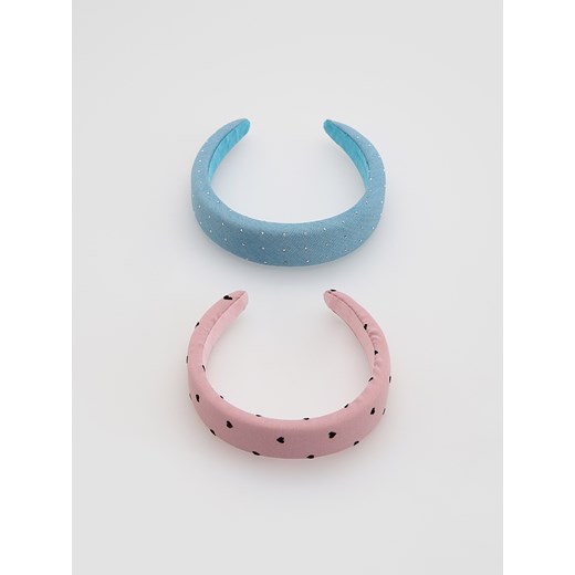 Reserved - Opaski do włosów 2 pack - różowy ze sklepu Reserved w kategorii Opaski dziecięce - zdjęcie 188461076