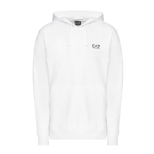 EA7 Emporio Armani Bluza 8NPM04 PJ05Z 1100 Biały Regular Fit ze sklepu MODIVO w kategorii Bluzy męskie - zdjęcie 188472085
