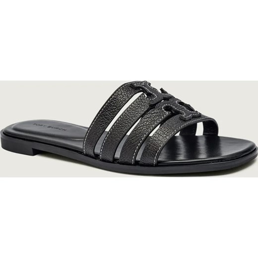 TORY BURCH Skórzane klapki ines ze sklepu Gomez Fashion Store w kategorii Klapki damskie - zdjęcie 188473347