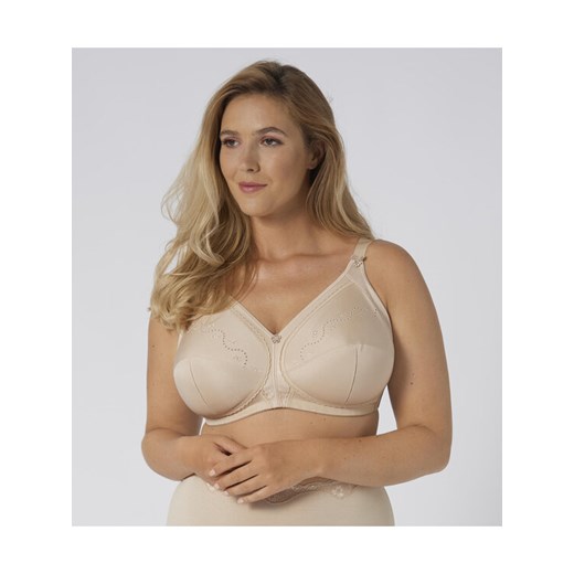 Triumph Biustonosz bezfiszbinowy 10004928 Beżowy ze sklepu MODIVO w kategorii Biustonosze - zdjęcie 188504007