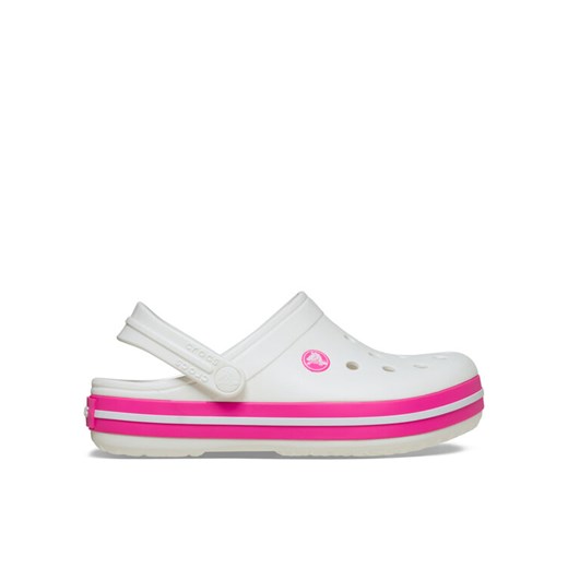 Klapki Crocs Crocband Clog K 207006 Biały ze sklepu eobuwie.pl w kategorii Klapki dziecięce - zdjęcie 188512027