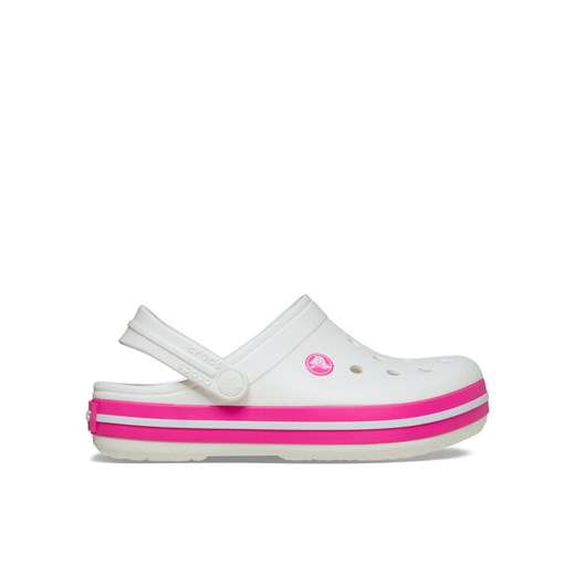 Crocs Klapki Crocband Clog T 207005 Biały ze sklepu MODIVO w kategorii Klapki dziecięce - zdjęcie 188515157