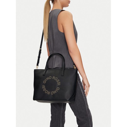 Gino Rossi Torebka WEN-77 Czarny ze sklepu MODIVO w kategorii Torby Shopper bag - zdjęcie 188515478