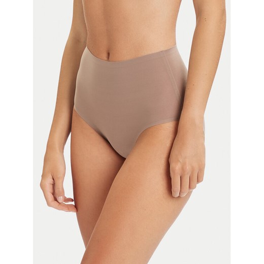Chantelle Figi klasyczne z wysokim stanem Soft Stretch C26470 Brązowy ze sklepu MODIVO w kategorii Majtki damskie - zdjęcie 188515527