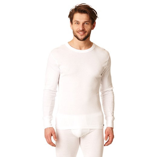 Męska koszulka z długim rękawem RIB - M biały Key XXL PH KEY Sp. z o.o. 