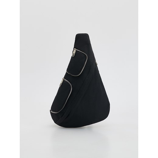 Reserved - Plecak na jedno ramię - czarny Reserved ONE SIZE Reserved