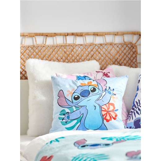 Sinsay - Poszewka na poduszkę Lilo & Stitch - niebieski ze sklepu Sinsay w kategorii Tekstylia dziecięce - zdjęcie 188542888