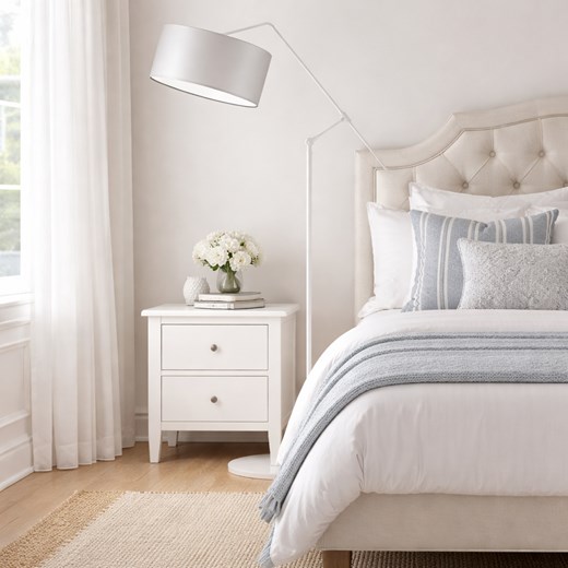 Nowoczesna lampa podłogowa do sypialni z regulacją kąta padania światła LIBERIA ze sklepu Lysne w kategorii Lampy podłogowe - zdjęcie 188547389