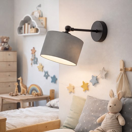 Kinkiet z ruchomym ramieniem TETE z abażurem ze sklepu Lysne w kategorii Lampy ścienne - zdjęcie 188547567