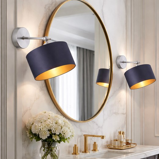 Kinkiet regulowany nad lustroTETE GOLD ze sklepu Lysne w kategorii Lampy ścienne - zdjęcie 188547587