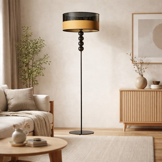 Skandynawska lampa podłogowa do salonu BERMUDY DUAL z ozdobnymi kulami ze sklepu Lysne w kategorii Lampy podłogowe - zdjęcie 188547669