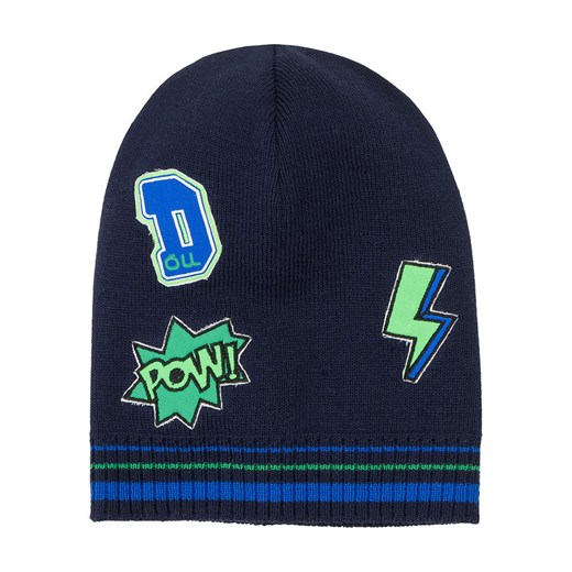 Döll Czapka beanie w kolorze granatowym ze sklepu Limango Polska w kategorii Czapki dziecięce - zdjęcie 188567967
