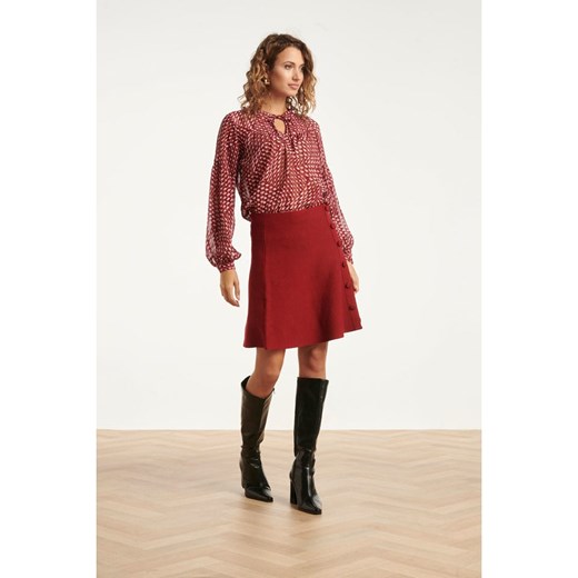 Smashed Lemon Spódnica w kolorze bordowym Smashed Lemon XS Limango Polska wyprzedaż