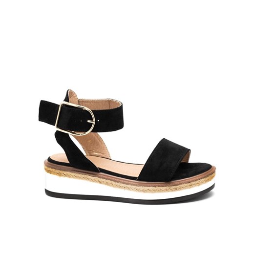 DeeZee Sandały WS091-01 Czarny ze sklepu MODIVO w kategorii Sandały damskie - zdjęcie 188632317