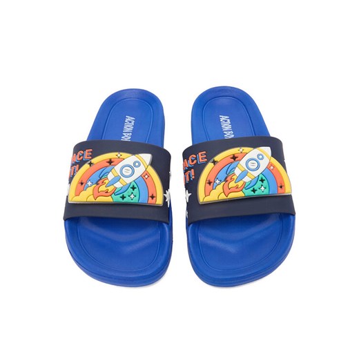 Klapki Action Boy P3047080K Niebieski ze sklepu eobuwie.pl w kategorii Klapki dziecięce - zdjęcie 188639315