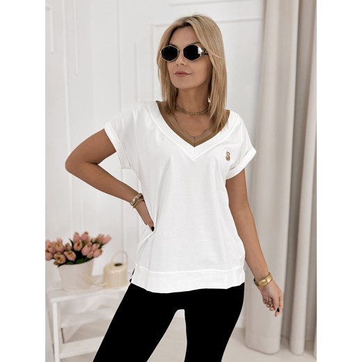 bluzka lisperra ecru one size ze sklepu UBRA w kategorii Bluzki damskie - zdjęcie 188645309