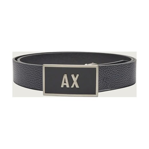 Armani Exchange Skórzany dwustronny pasek Armani Exchange OS okazja Gomez Fashion Store