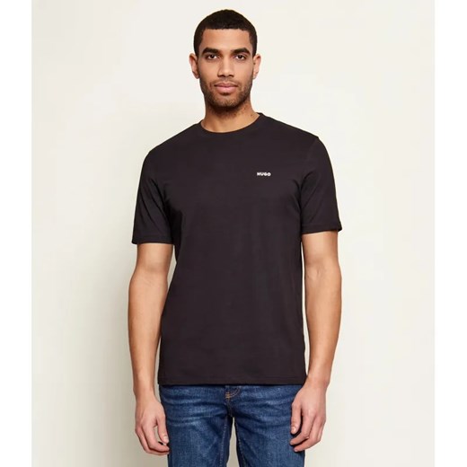 HUGO T-shirt Dero222 | Regular Fit ze sklepu Gomez Fashion Store w kategorii T-shirty męskie - zdjęcie 188647486
