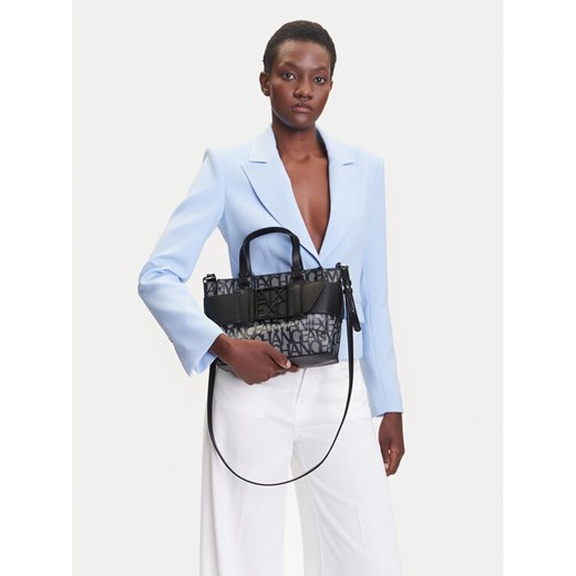 Torebka Armani Exchange 942690 3F742 00850 Czarny ze sklepu eobuwie.pl w kategorii Kuferki - zdjęcie 188656529