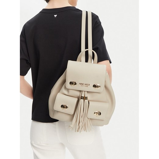 Plecak Nine West LDA7991 Beżowy ze sklepu eobuwie.pl w kategorii Plecaki - zdjęcie 188656619