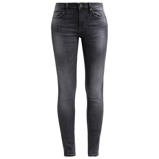 Guess CURVE X Jeansy Slim fit filled sexy black zalando  casual