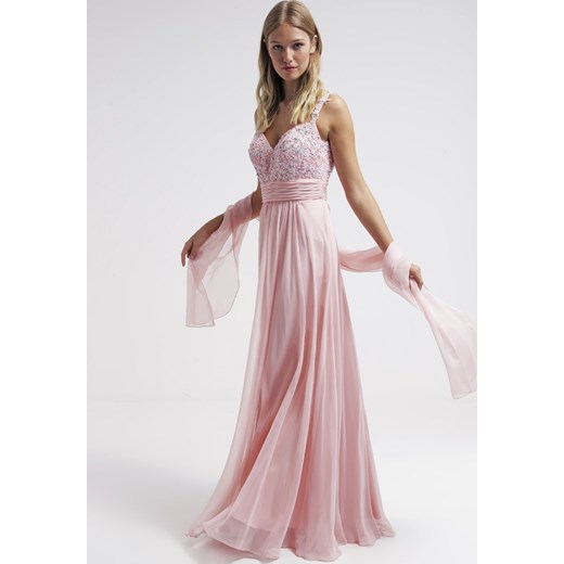 Luxuar Fashion Suknia balowa rose zalando rozowy lato