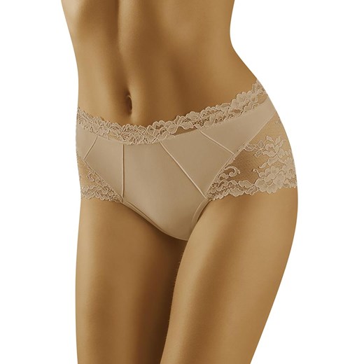 Wol-Bar Luxa Majtki wysokie figi, beżowy ze sklepu kontri.pl w kategorii Majtki damskie - zdjęcie 188669876