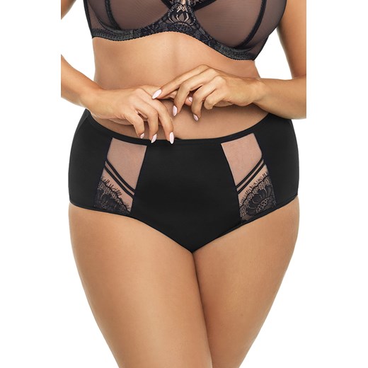 Gorsenia K497 Paradise Majtki figi, czarny ze sklepu kontri.pl w kategorii Majtki damskie - zdjęcie 188669896