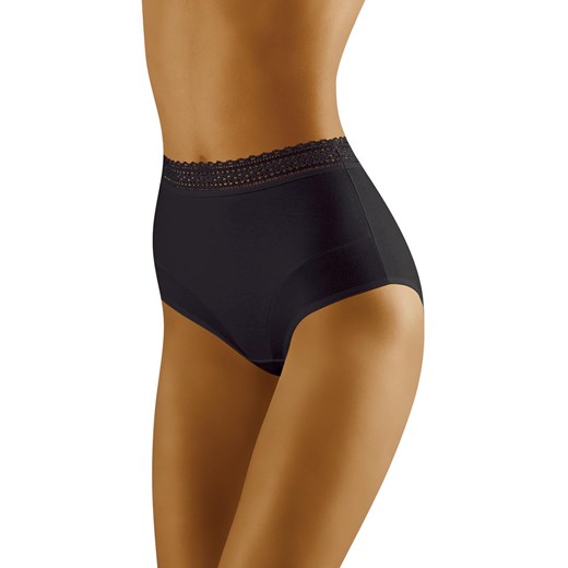 Wol-Bar Eco-Go Majtki wysokie figi, czarny ze sklepu kontri.pl w kategorii Majtki damskie - zdjęcie 188670115