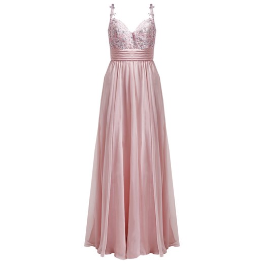 Luxuar Fashion Suknia balowa rose zalando rozowy długie